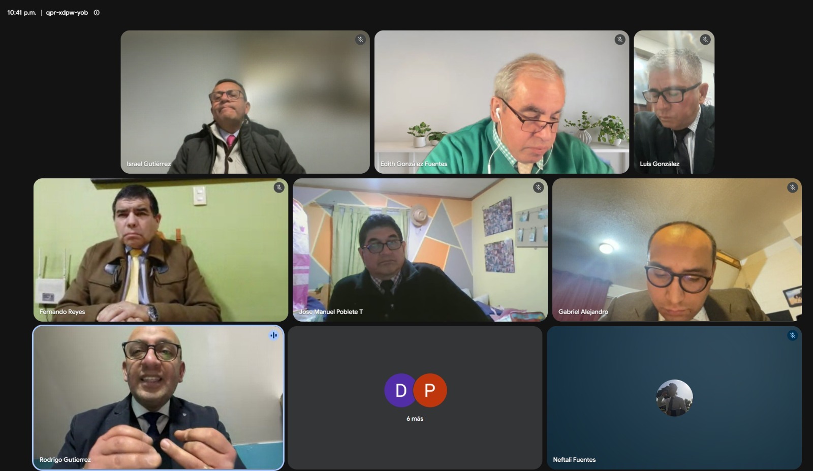 Reunión de expositores para la Zonal de Julio de VIUMP Nacional